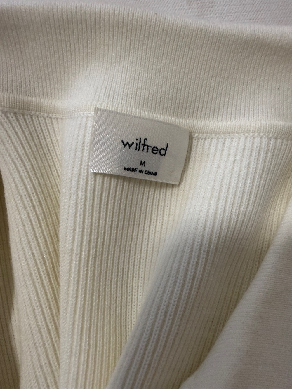 Aritzia Cove Dress Ribbed Button-Front Knit Dress - Picture 6 of 6